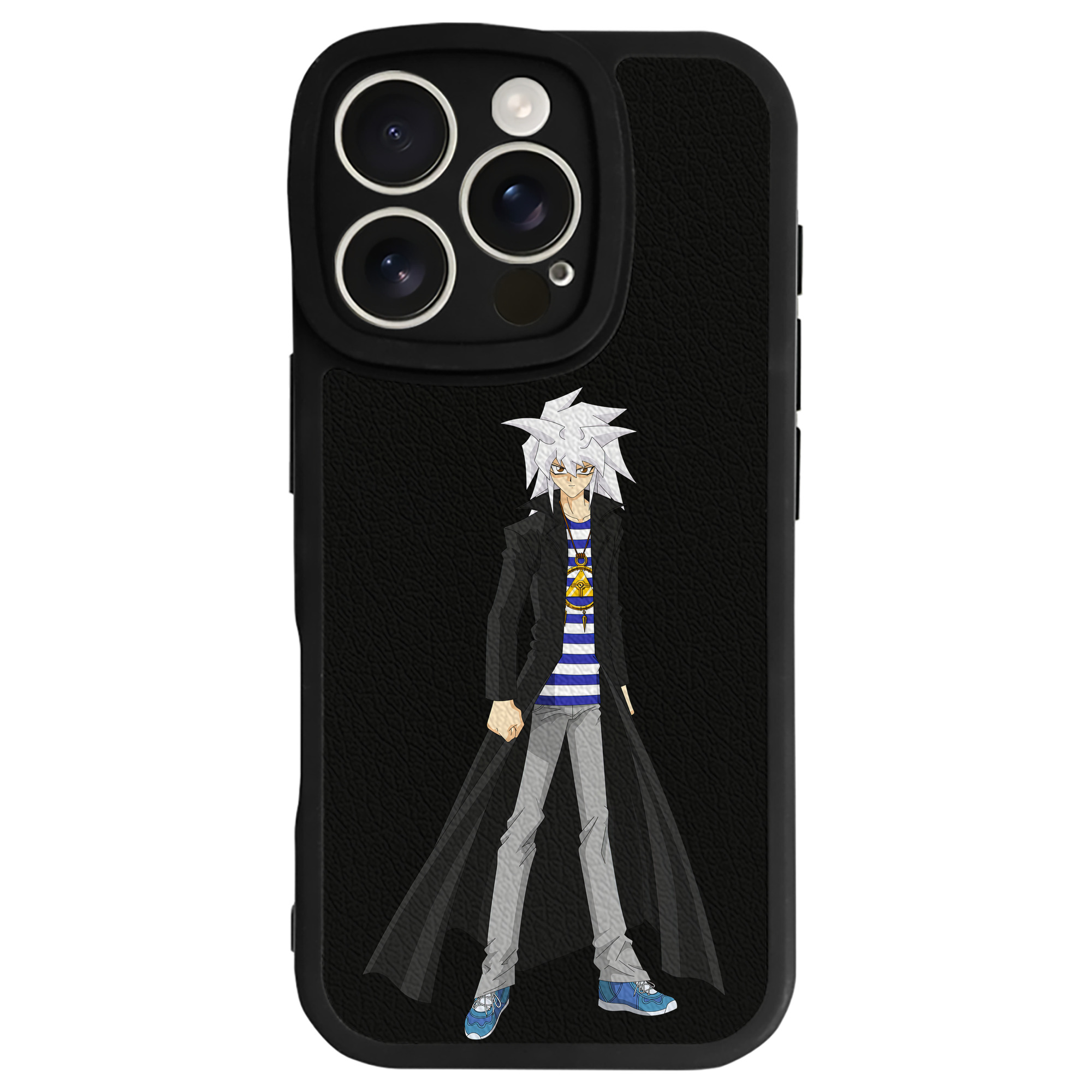 遊☆戯☆王 Yu-Gi-Oh! 【iPhone 16シリーズ対応】シリコンスマホケース（レザー調） 材質：シリコン